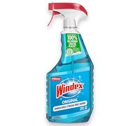 Windex Glass and Window Cleaner Spray Bottle, New Packaging Designed to Prevent Leakage and Breaking, Original Blue, 23 fl oz