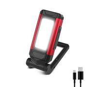 WINDFIRE Rechargeable COB Work Light Inspection Lamp, Portable Auto Repair Lights with Magnetic and Hanging Hook, 7 Lighting Modes, 360° Rotate Stand, LED Torch for Camping, Emergency