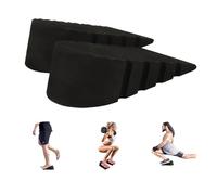 WINDFOOT Squat Wedge Block for Heel Elevated Squat, Weightlifting Incline Slant Board Wedge for Squat Exercise Improve Mobility, Balance and Strength Performance