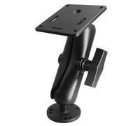 WINDFRD 1.5" C Size Ball Monitor Mount, VESA 75x75mm, 360° Adjustable | For Trucks, Forklifts, Warehouses & Industrial Equipment. Compatible with RAM Mounts, iBOLT and C Size 1.5" Accessories