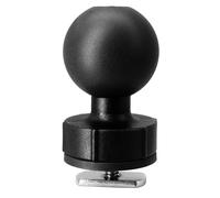 WINDFRD 1.5" Track Ball Mount Base with T-Bolt Attachment for Kayak/Boat Track, Compatible with RAM, Arkon, iBolt 1.5 inches/C Size Ball Double Socket Arm, for Fish Finder/GPS Mount