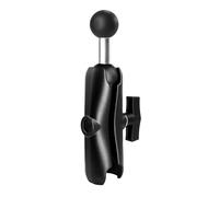 WINDFRD Aluminum Medium(5.9") Double Socket Arm with Dual Ball Adapter for 1.5 Inches/C Size / 38mm Ball Accessories, Powerful Clamp, 360° Adjustable, Compatible with RAM Mount, iBolt and More
