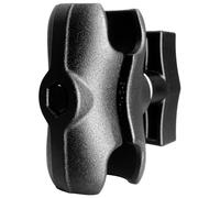 WINDFRD Aluminum Short (3.35") Double Socket Arm for 1.5 Inches/C Size / 38mm Ball Accessories, Powerful Clamp, Compatible with RAM Mount, iBolt and More