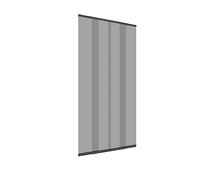 Windhager Teleskop Türvorhang, Insect, Fly Screen, Door Curtain with Telescopic slats, 120 cm, Anthracite, 04302, Charcoal