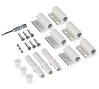 Windhager 03554, Aluminium Insect Protection Windows and Doors, Accessory Hinges, Pack of 3, White, weiß