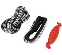 Windhager Insect Protection Brush Seal Set, Floor Brush (1.2 m) and Sealing Brush (7.2 m), Black