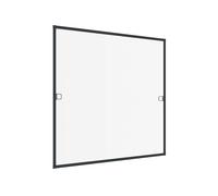 Windhager Insect Protection Tensioner Frame Fly Screen Aluminium Frame for Windows Ultra Flat Self-Assembly Kit 100 x 120 cm Anthracite 03967