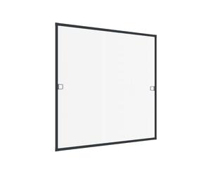 Windhager Insect Protection Tensioner Frame Fly Screen Aluminium Frame for Windows Ultra Flat Self-Assembly Kit 100 x 120 cm Anthracite 03967