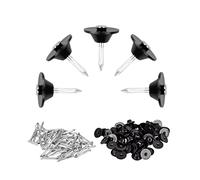 Windhager Sealing Nails for Studded Membrane - Pack of 100 mounting Nails 3.5 x 30 mm, Sealing disc: 22 mm, mounting Buttons with Nail for nub Film, Construction Drainage