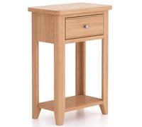 Windham Natual Oak Telephone Table Rest Relax Light Oak Z