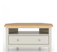 Windham Painted Corner TV Cabinet Rest Relax Grey Z