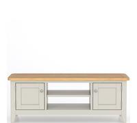 Windham Painted Wide TV Cabinet Rest Relax Grey Z