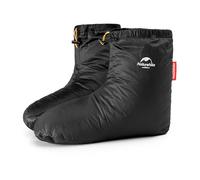 windhike Naturehike Foot Sleeve Ultralight Duck Down Anti-Slip Waterproof Sleeping Boots Socks Winter Slippers Warmers for Camping, Backpacking,Outdoor,for Women Men (Black-M)