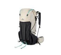 windhike Naturehike Rock 2.0 Hiking Backpack 2026 Upgrade, 30L/45L/60L Lightweight Backpack with Mount Ridge Carrier System, Storage & Attachment, Rain Cover, Roll Top, Water Bubble Compartment, White