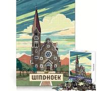 Windhoek 1000 Piece Jigsaw Puzzle for Adults Focus Training Quiet Enjoyment Tight Join (50x75cm)
