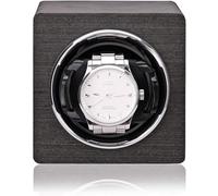 Winding Box Watch Winders - Classic Automatic Mechanical Watch Motor Shaker Red Orange Black Mini Single Watch Winding Device Watch Holder Display Jewelry Storage Box