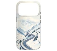 Winding Snowy Highway Design Case for iPhone 17 Pro