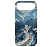 Winding Snowy Highway Graphic Case for iPhone Air