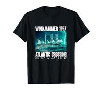 Windjammer 1957 - Atlantic Crossing in A Storm T-Shirt