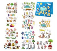 Windkream 13 Pack Felt Board Stories Pieces Set, Flannel Fairy Tale Board Stories with A Felt Pieces Storage Binder for Preschool Activities, Included Little Ducks, Little Red Riding Hood and More