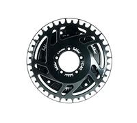 windmeile | Lekkie Bling Ring Set, 40T, Black-Black, for Bafang BBS03 BBSHD, chainring, motor cover, spacer, e-bike, pedelec