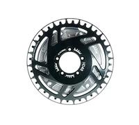 windmeile | Lekkie Bling Ring Set, 40T, Black-Silver, for Bafang BBS03 BBSHD, chainring, motor cover, spacer, e-bike, pedelec