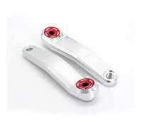 windmeile | Lekkie Buzz Bars pedal arms, ISIS 160mm, V2.1, Silver and Red, cranks, e-bike, pedelec