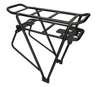 windmeile Pannier rack for batteries with 431 x 156 x 68 mm, solid steel, black, 4 attachment points, 431 x 156 x 68 mm, e-bike, electric bicycle, pedelec