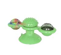 Windmill Cat Food Dispenser, Pet Treat Leak Dispenser Suction Cup Toy - Interactive Funny Kitten Toy Slow Feeder Training Tool for Lovers and Family
