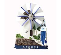 Windmill of Santorini Greece 3D Fridge Magnet Tourist Souvenir Gift,Home & kitchen Decoration Magnetic Sticker Greece Refrigerator Magnet Collection