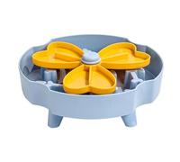 WIndmill Shape Dog Bowl Slow Feeder with Puzzle Design Slip Resistant Feeding Bowl for Dog Health Feeding Needs Pet