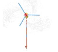 Windmill Water Sprinkler, 36 Nozzles Yard Toy, Multifunctional Lawn and Patio Irrigation Tool, Kids Splashing Fun Activity, Outdoor Water Play for Large Garden, Safe Versatile