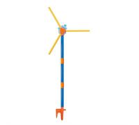 Windmill Water Sprinkler for Summer, Outdoor Toys for Toddlers, 360° Spinning Splash Water Toys, Backyard Games for Summer Fun, Gifts for Boys Girls Dogs & Garden Watering