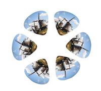 Windmills Guitar Pick 12 picks Fashion Personalized Bass Pick Durable Electric Guitar Plectrums Instrument Accessories for Ukulele Electric Guitar Bass