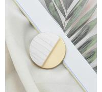 Windmilne 18-25MM 20PCS Coat Gold Buttons Coat Pearl Buttons for Sewing Faux Pearl Flat Back Buttons Alloy Shank Buttons(8# Style 40L=25.0MM)