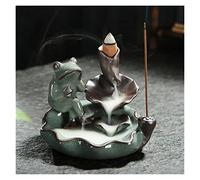 Windmilne Backflow Incense Burner Backflow Incense Burner Table Home Decoration Incense Cone Office Decoration (S B)