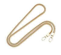 Windmilne Bag Strap Purse Strap 7mm Handbag Handle Chain Purse Chain Belt Replacement Bag Accessories Belt Chain (Black 120cm)