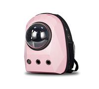 Windmilne Cat Backpack Carrier - Pet travel backpack Clear Carrying Capsule Space Backpack (Pink)