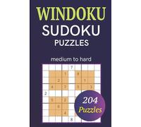 Windoku Sudoku Puzzles: 204 Medium to Hard Puzzles