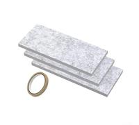 Window AC Insulation Panels,Dual Layer Foam Felt Side Panels for 5000-14000 BTU Units,Noise Reduction Window Seal Kit,16.5 x 6.3 in,Gray for Home Office(3pack)