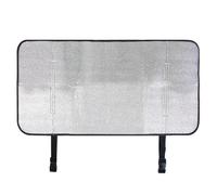 Window Ac Shield - Weatherproof Cooling Guard, Silver Thermal Jacket, Balcony Appliance | Double Sided Foil Bubble Insulation Layer, Flame Retardant Rain Sun Frost Defense For Seasonal Home Clim