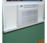 Window Air Conditioner, 2 pieces of surface insulation EVA board, 17 inches * 11 inches, fully enclosed design, Summer/Winter Heat and Draft Insulating,Two-Piece Panels Window Seal 2026(WHITE)