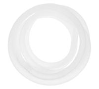 Window Air Conditioner Drain Hose Kit for Condensate Water | White ABS Plastic, Flexible Angled Connectors, Easy Replacement for Residential Drainage and Hvac Technicians