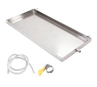 Window Air Conditioner Drip Pan with Drain 304 Stainless Steel Construction 5cm Increased Capacity Ac Water Catcher for Window Ac And Mini Split Units(37 * 80 * 5cm)