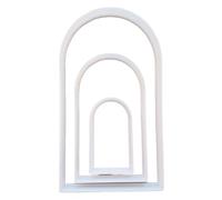 Window Alabaster Arched Shape Cookie Cutter Dough Biscuit Fondant Sharp Arc Curved Stencil (Large)