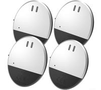 Window Alarm Ultra Slim Vibration Alarm, 130DB Window Alarms, Security Shed Door Alarm Sensor Glass Sensors For Home, Office, Dorm Room(4pcs)