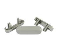 Window and Door Drain Weep Hole Covers, Agate Grey RAL7038, 40mm x 12mm, Pack of 30