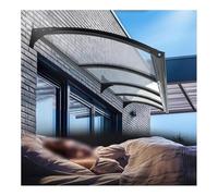 Window Awning Door Canopy with Plastic Steel Bracket, Outdoor Patio Awning Canopy, Awnings for Doors ，for Patio, Door, Deck, Porch，Easy to Install ，Solid Sheet Design(130x210cm/51x83in)