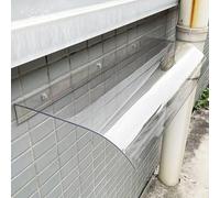 Window Awnings Outdoor, Front Door Awning Canopy Width 16" 31" 39" 47" 94" Clear Polycarbonate Cover for Porch Patio Roof Exterior Rain Shelter 14" Depth(Clear,35x160cm)