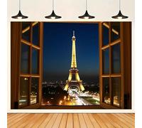 Window Background banner night view for birthdays anniversaries weddings and events party